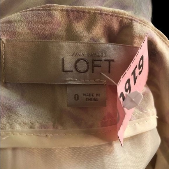 Loft Lilac Print Skirt - Picture 7 of 7